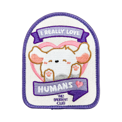 I REALLY LOVE HUMANS | Attachable Patch (S)