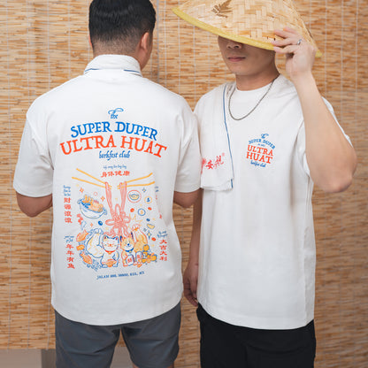 SUPER DUPER ULTRA HUAT (WHITE) | Tee